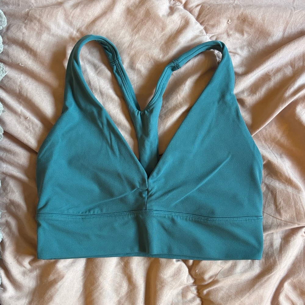 Athleta Transcend Bra in Borealis Green - Picture 3 of 6